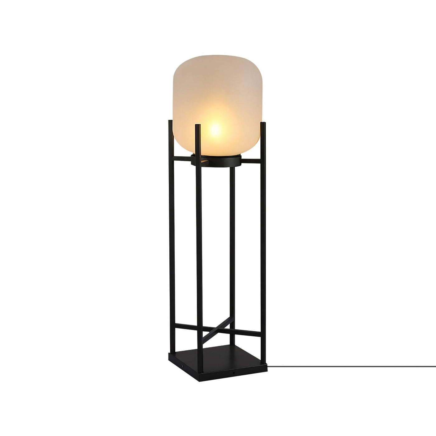 Lampe Solarium Extérieure en Acier Inoxydable et Verre – Éclairage LED Automatique IP65
