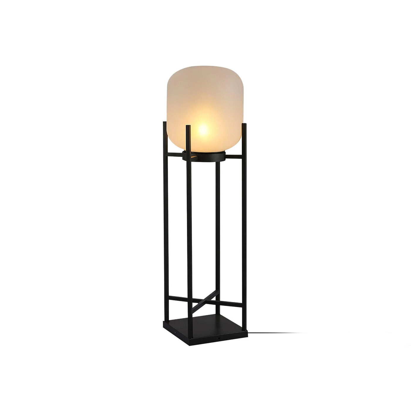 Lampe Solarium Extérieure en Acier Inoxydable et Verre – Éclairage LED Automatique IP65