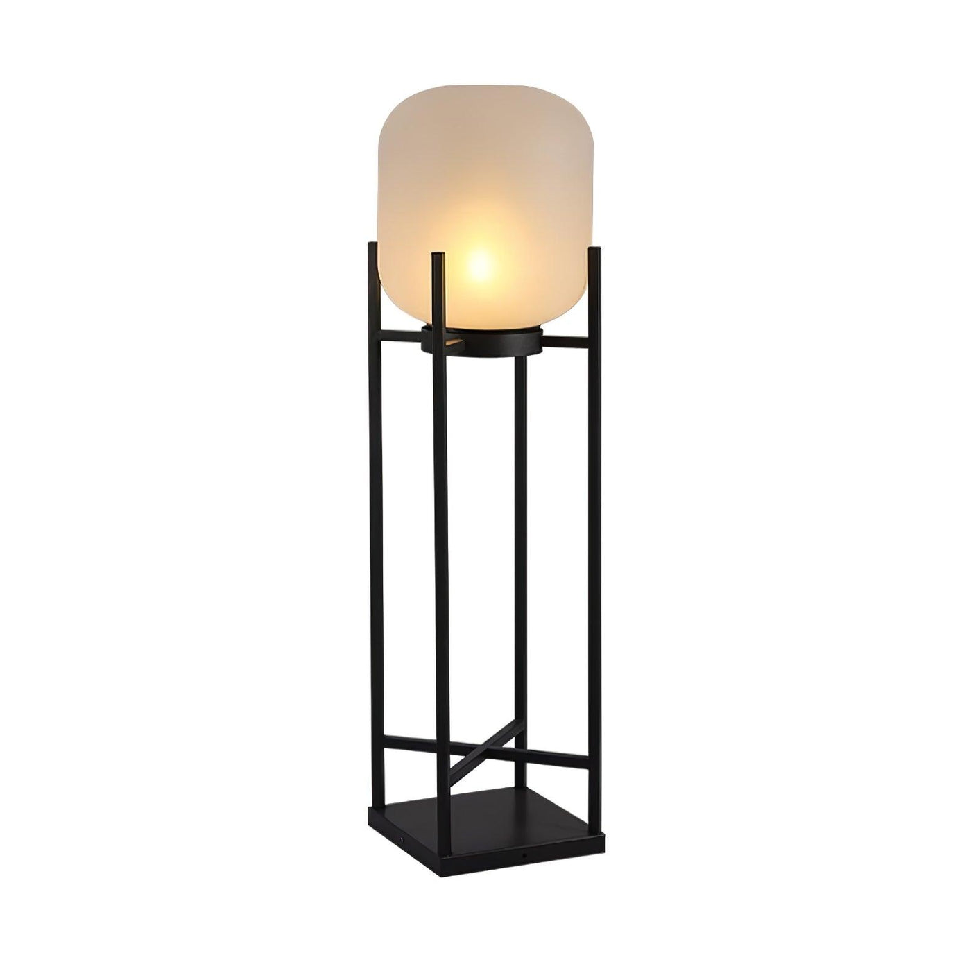 Lampe Solarium Extérieure en Acier Inoxydable et Verre – Éclairage LED Automatique IP65