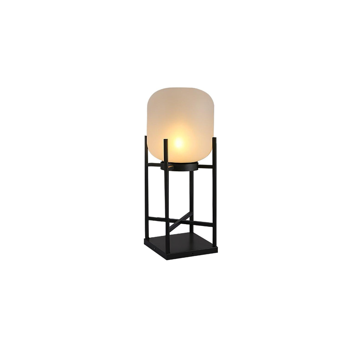 Lampe Solarium Extérieure en Acier Inoxydable et Verre – Éclairage LED Automatique IP65