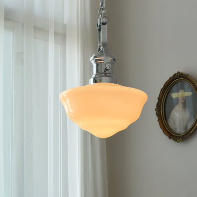 Suspension Lavagna Schoolhouse – Lampe Pendante en Verre et Métal, Design Moderne