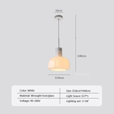 Suspension Arctic LED Nordic - Lampe Moderne en Verre et Métal avec Hauteur Réglable