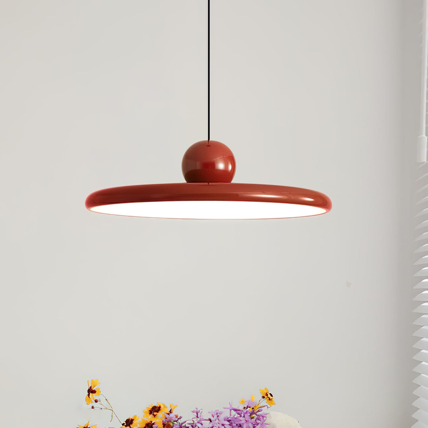 Lampe Suspendue Design Minimaliste - Hängelampe LED avec Ajustement de Hauteur et Éclairage Chaud, Neutre ou Froid