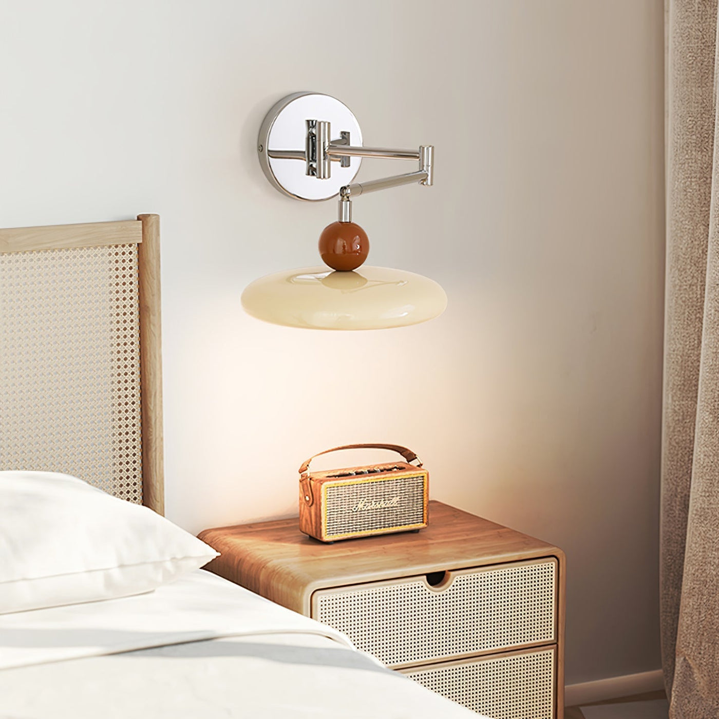 Lampe Murale Swing Arm Lola - Applique Moderne avec Bras Ajustable et LED Intégrée