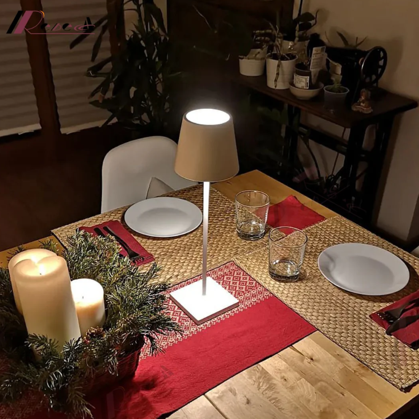 LumiPort - Lampe de Table Sans Fil | Éclairage LED Rechargeable avec Intensité Réglable