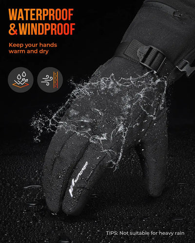 Gants Chauffants ThermoGrip – Rechargeables, Imperméables, Idéal pour l’Hiver et les Sports de Neige