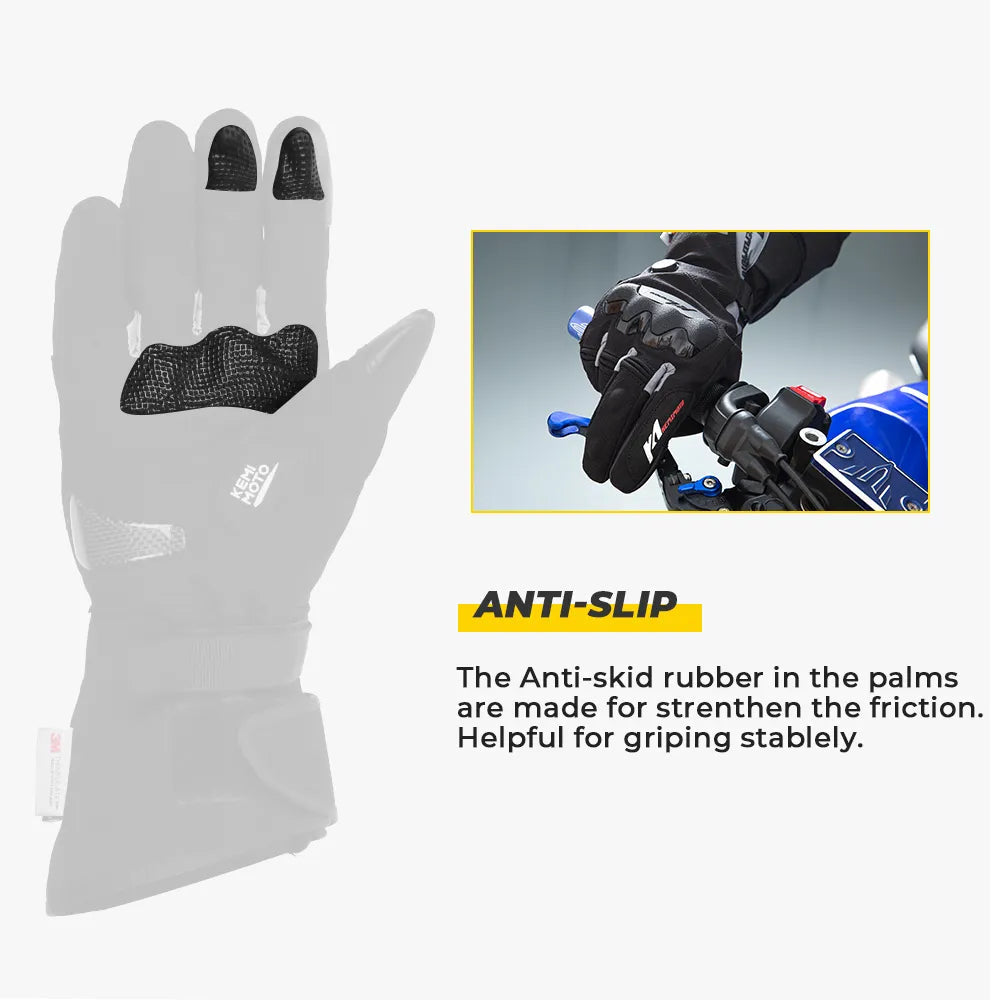 Gants Chauffants ThermoGrip – Rechargeables, Imperméables, Idéal pour l’Hiver et les Sports de Neige