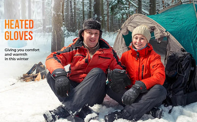 Gants Chauffants ThermoGrip – Rechargeables, Imperméables, Idéal pour l’Hiver et les Sports de Neige