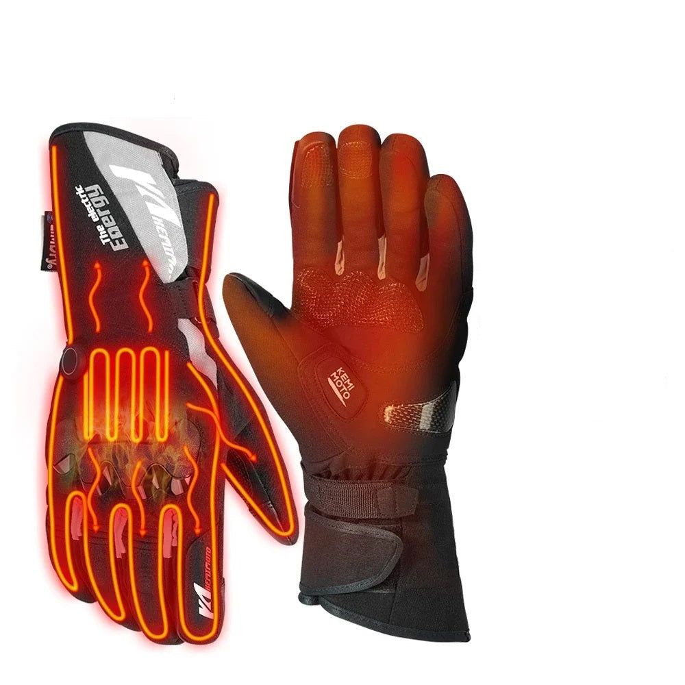 Gants Chauffants ThermoGrip – Rechargeables, Imperméables, Idéal pour l’Hiver et les Sports de Neige