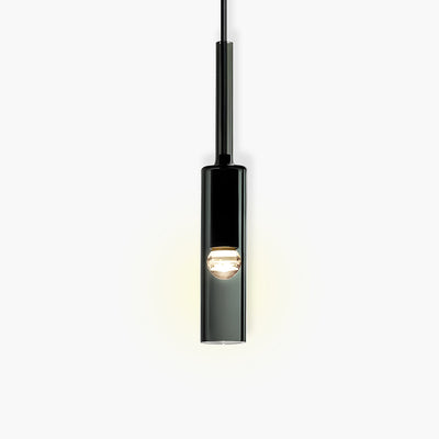 Suspension Marque - Lampe Moderne en Verre et Métal avec LED Intégrée