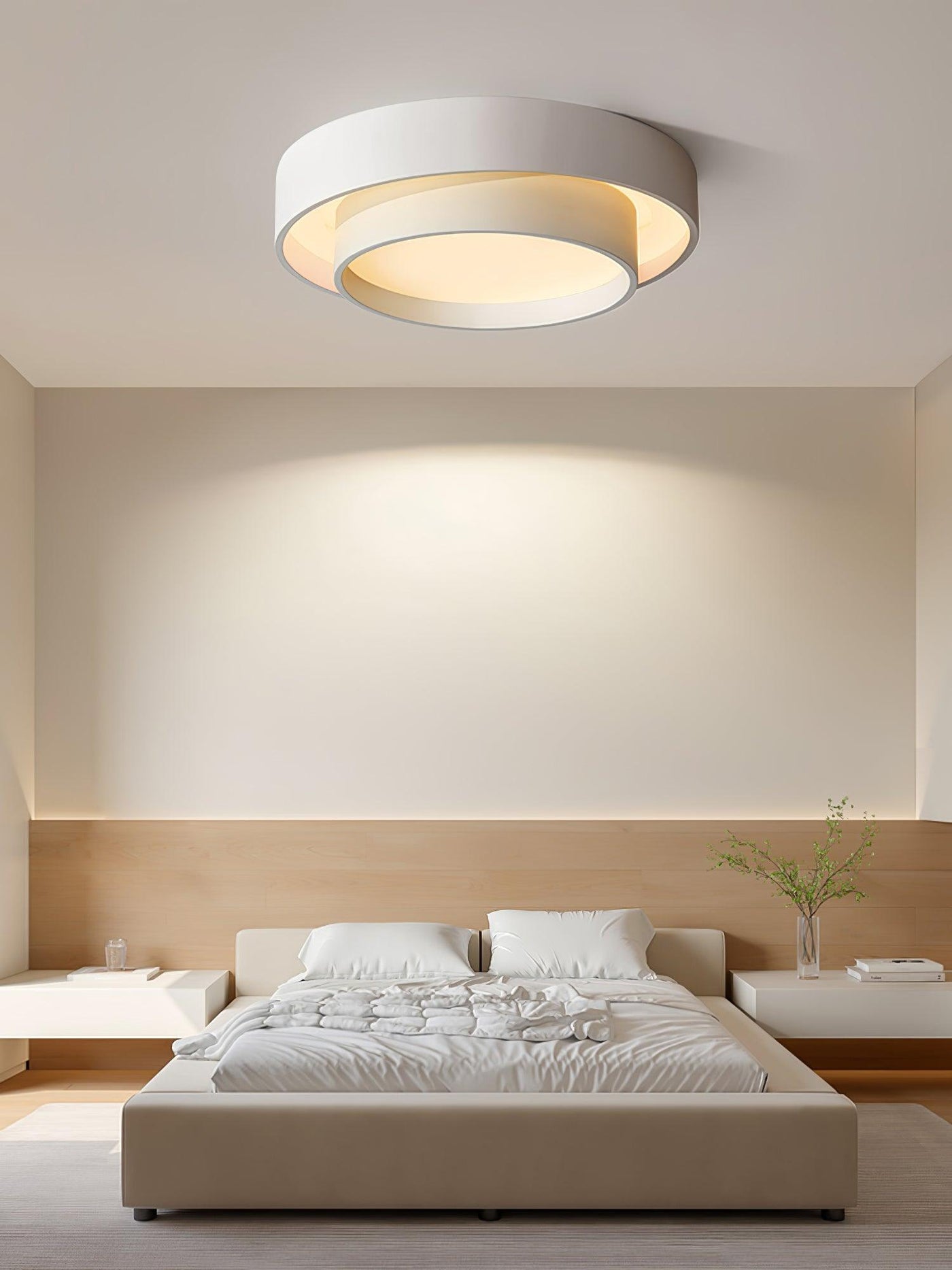 Plafonnier Moderne à LED - Design Cylindrique Élégant et Intégré