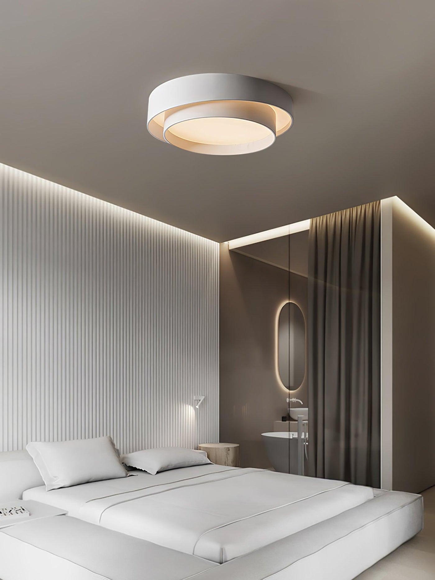 Plafonnier Moderne à LED - Design Cylindrique Élégant et Intégré