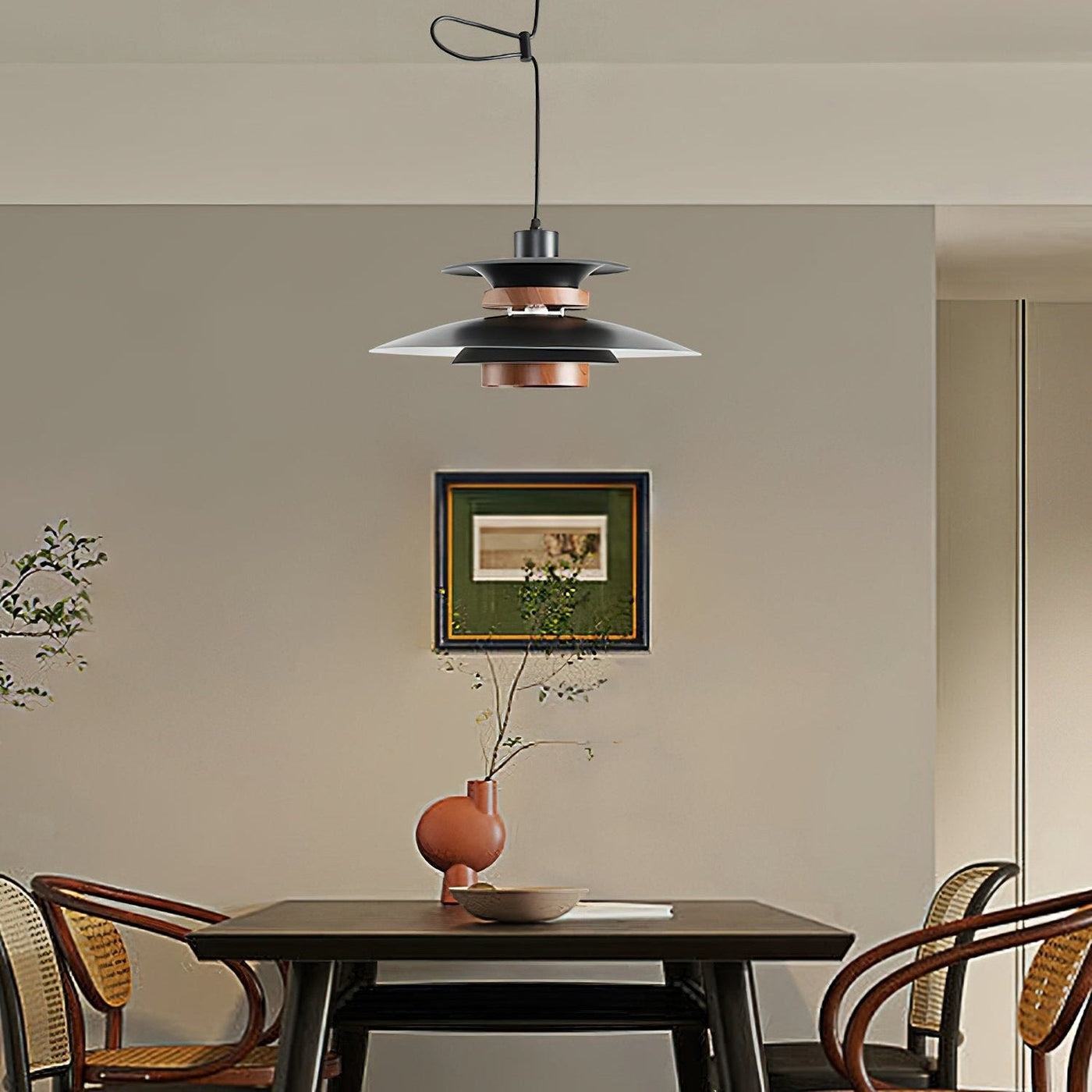Suspension Mercero à Bras Pivotants – Design Scandinave, Lumière LED