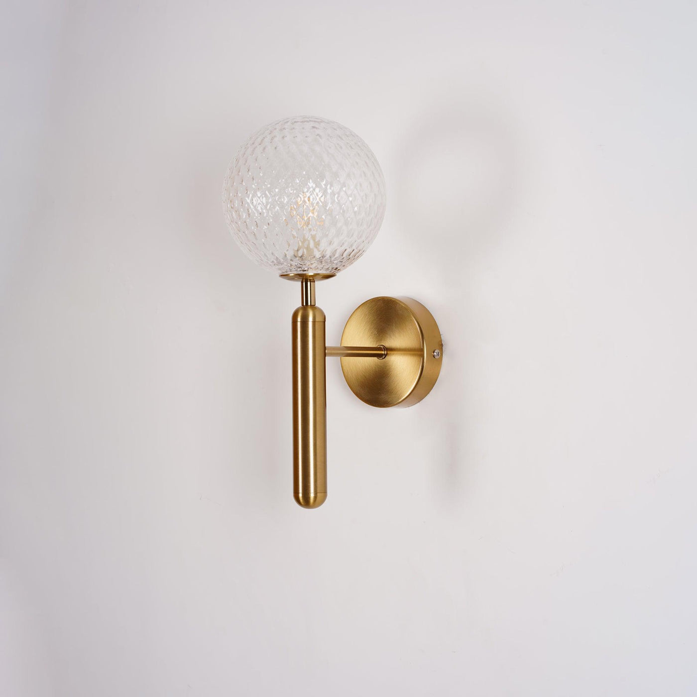 Lampe Scandiluxe LED – Design Minimaliste en Laiton et Verre pour Intérieur