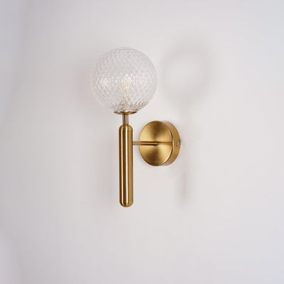 Lampe Scandiluxe LED – Design Minimaliste en Laiton et Verre pour Intérieur