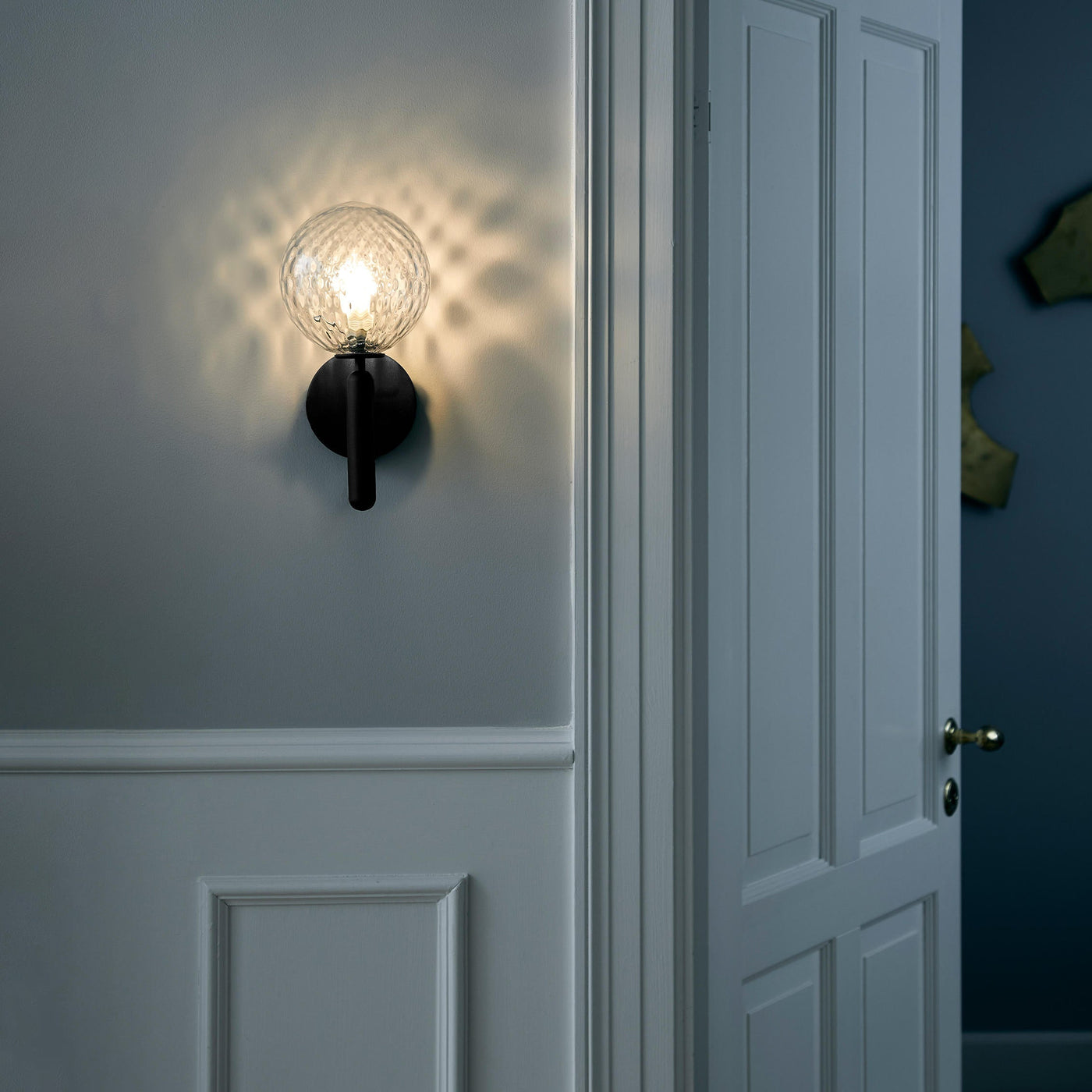 Lampe Scandiluxe LED – Design Minimaliste en Laiton et Verre pour Intérieur