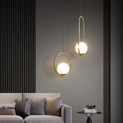 Suspension Mila en Métal et Verre – Lampe Moderne au Design Élégant