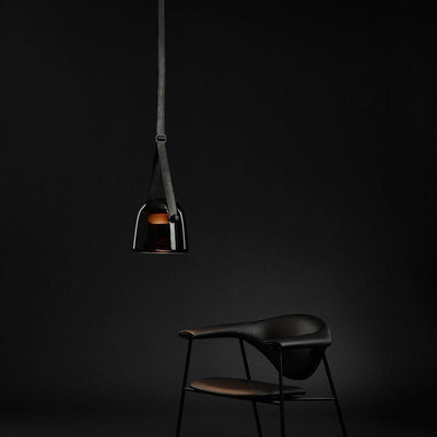 Suspension Mona Minimaliste en Métal et Verre - Éclairage LED Élégant pour Salon et Salle à Manger