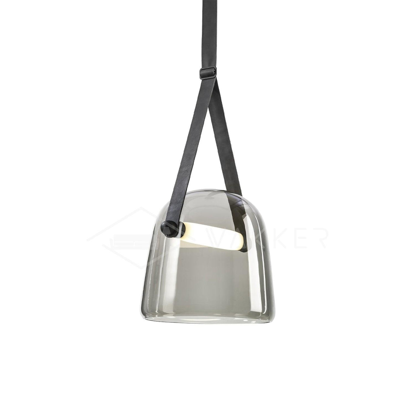 Suspension Mona Minimaliste en Métal et Verre - Éclairage LED Élégant pour Salon et Salle à Manger