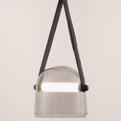Suspension Mona Minimaliste en Métal et Verre - Éclairage LED Élégant pour Salon et Salle à Manger