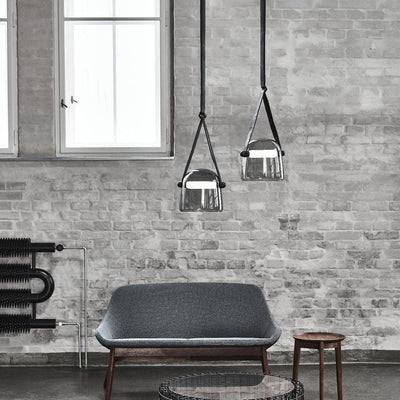 Suspension Mona Minimaliste en Métal et Verre - Éclairage LED Élégant pour Salon et Salle à Manger