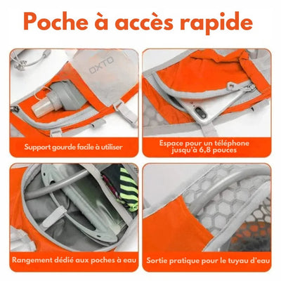 Sac à Dos VeloPack Active – Léger, Résistant avec Système d’Hydratation 2L, Idéal pour Cyclisme et Randonnée
