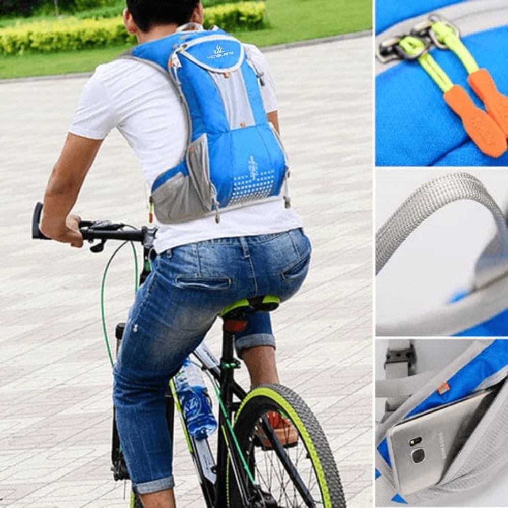 Sac à Dos VeloPack Active – Léger, Résistant avec Système d’Hydratation 2L, Idéal pour Cyclisme et Randonnée