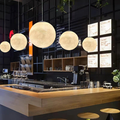 Suspension Moon LED – Éclairage Moderne et Apaisant, Design Élégant