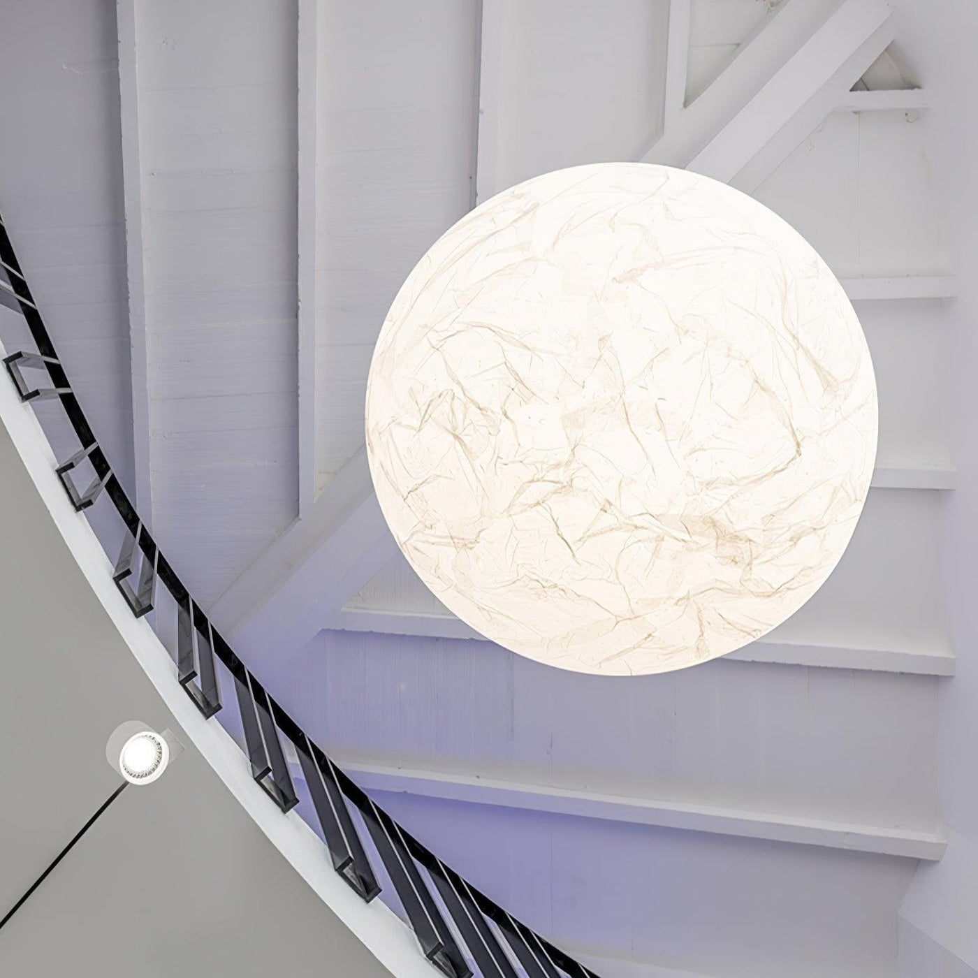 Suspension Mondseide en Soie Naturelle et Métal - Éclairage LED Élégant pour Salon et Chambre