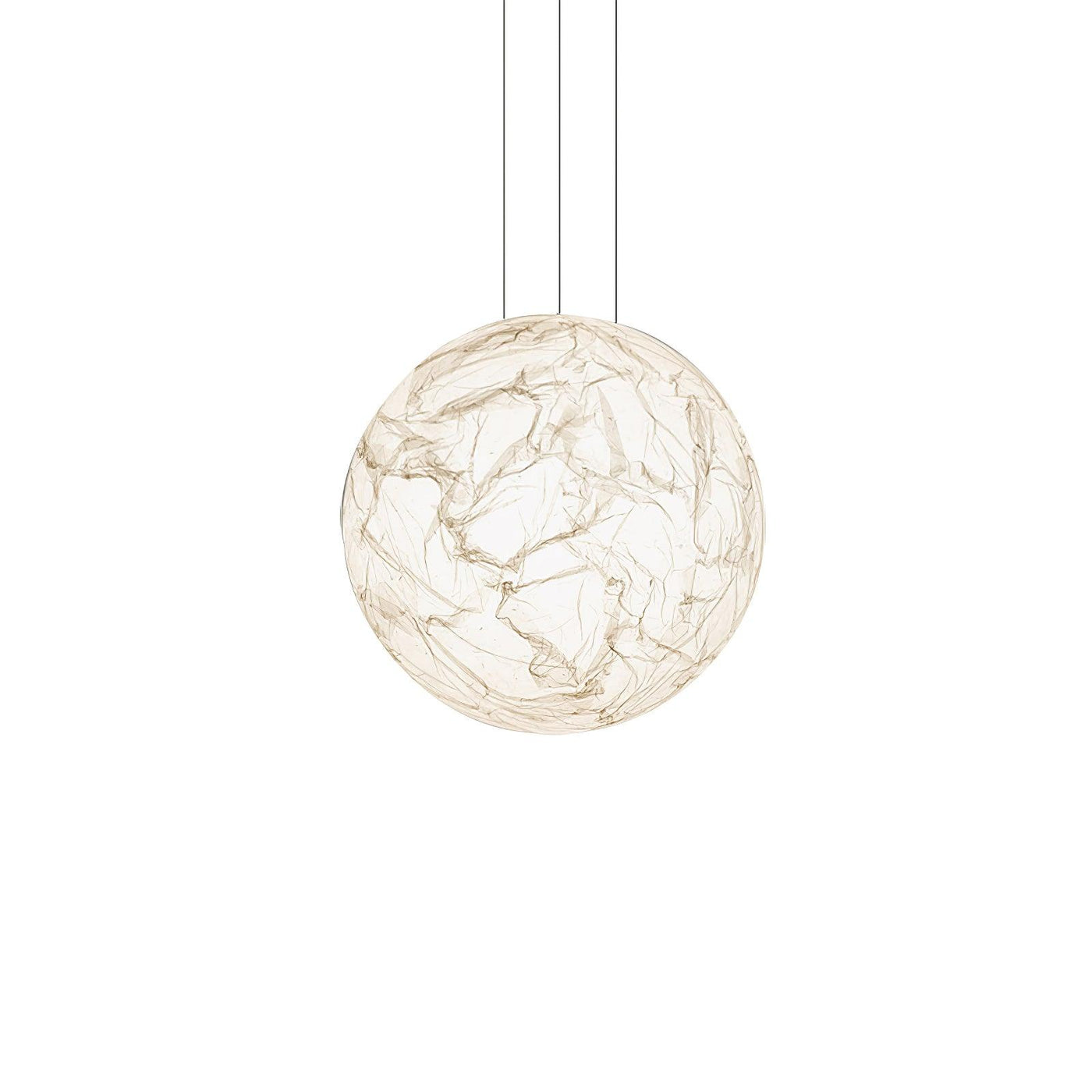 Suspension Mondseide en Soie Naturelle et Métal - Éclairage LED Élégant pour Salon et Chambre
