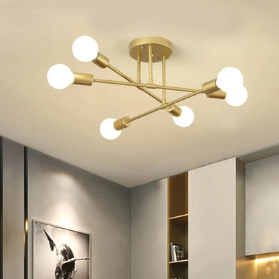 Lampe Métallique Élégante avec Douille E27 – Design Moderne et Éclatante
