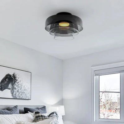 LuxeGlass - Lustre Médiéval de Plafond Luxe