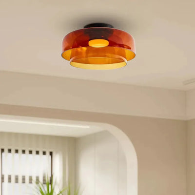 LuxeGlass - Lustre Médiéval de Plafond Luxe