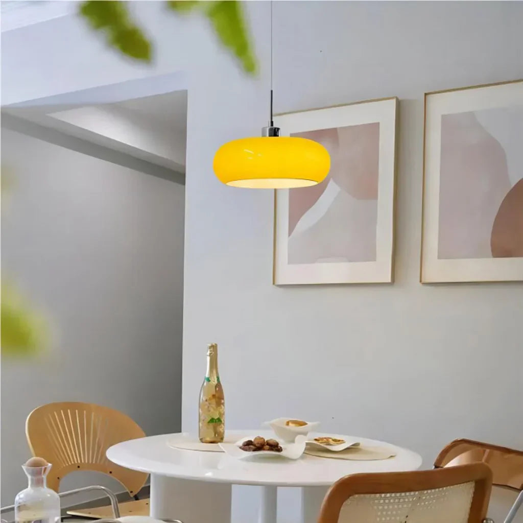 Suspension en Verre Style Bauhaus Kieran - Design Élégant et Intemporel
