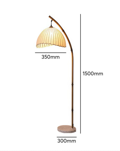 Lampe sur Pied Bamboo Zen – Éclairage Naturel LED Design Culturel