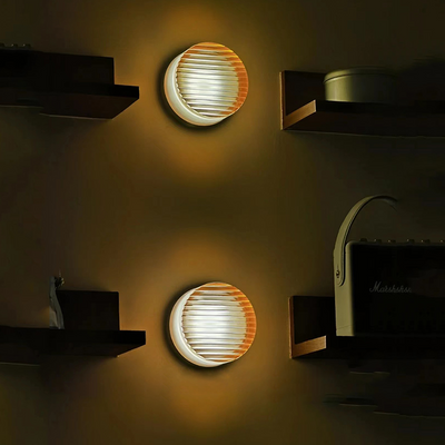 Applique Murale LED Moderne en Forme Ronde – Éclairage Doux avec Diffuseur en Verre Mylk pour Salon et Chambre