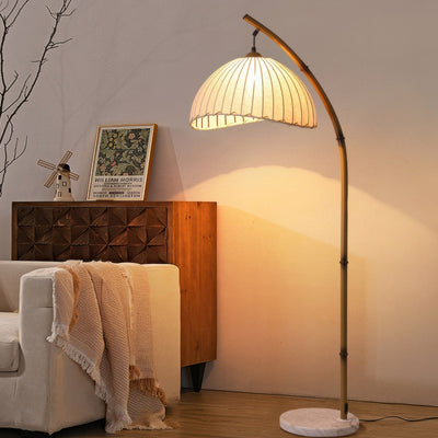 Lampe sur Pied Bamboo Zen – Éclairage Naturel LED Design Culturel