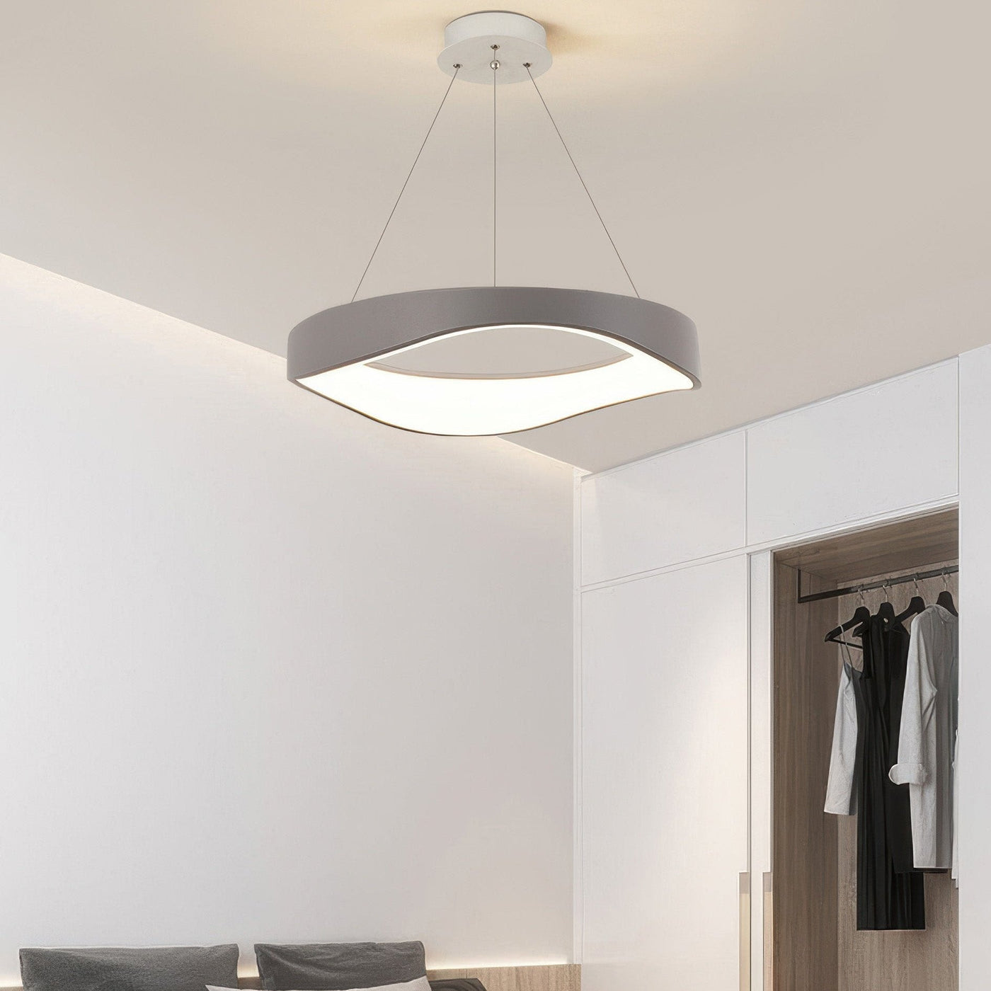 Suspension LED Moderne Ronde - Éclairage Énergie Efficace et Élégant