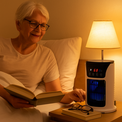 Climatiseur Mobile Sans Conduit BoreaCool – Refroidisseur d’Air Silencieux et Économe, 5-en-1