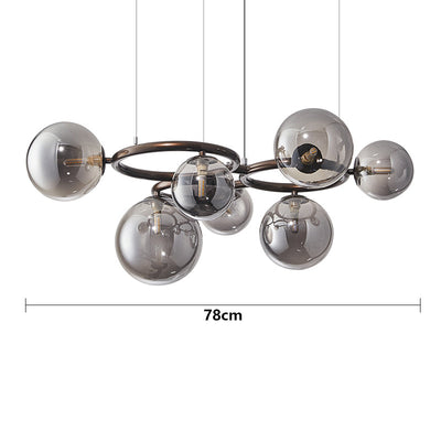 Suspension Moderne à 3 Anneaux LED - Lampe de Salle à Manger Dimmable et Élégante
