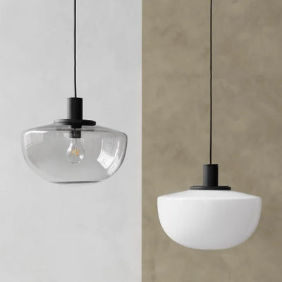 Suspension Moderne en Verre et Métal – Lampe Globe Élégante pour Cuisine et Salle à Manger