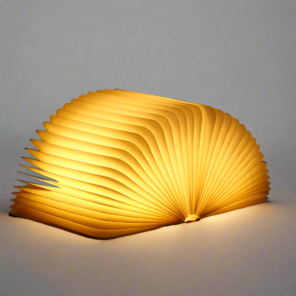 Lampe Livre Enchanté - Lampe LED en Forme de Livre Ouvert avec Contrôle Tactile