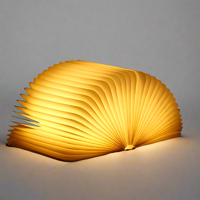 Lampe Livre Enchanté - Lampe LED en Forme de Livre Ouvert avec Contrôle Tactile