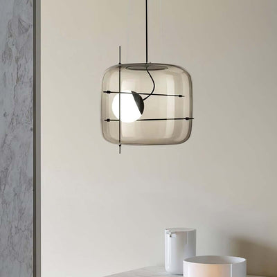 Plot Glass Pendelleuchte – Lampe Suspendue LED avec Éclairage Doux et Design Élégant