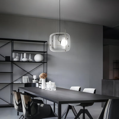 Plot Glass Pendelleuchte – Lampe Suspendue LED avec Éclairage Doux et Design Élégant