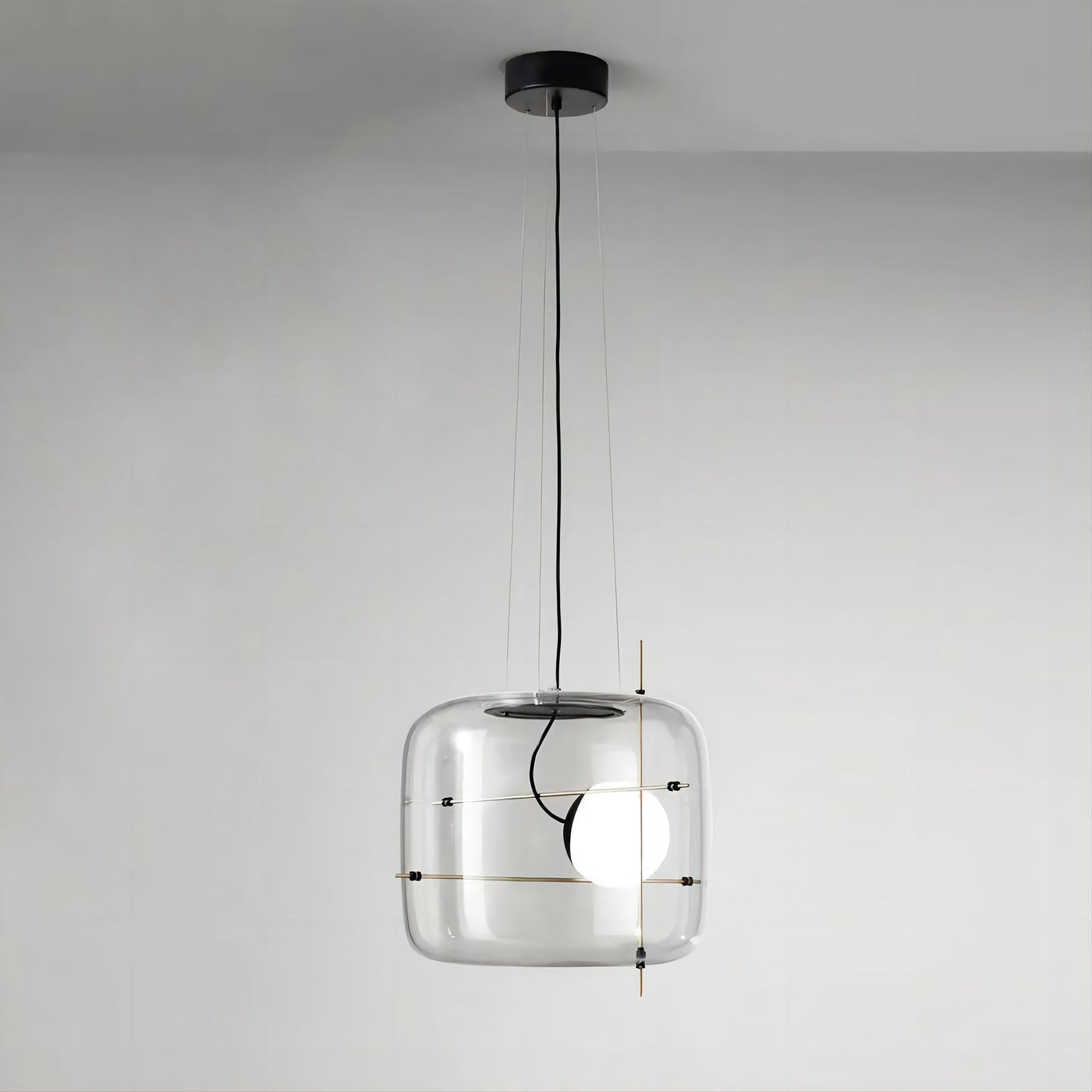 Plot Glass Pendelleuchte – Lampe Suspendue LED avec Éclairage Doux et Design Élégant