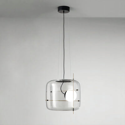 Plot Glass Pendelleuchte – Lampe Suspendue LED avec Éclairage Doux et Design Élégant