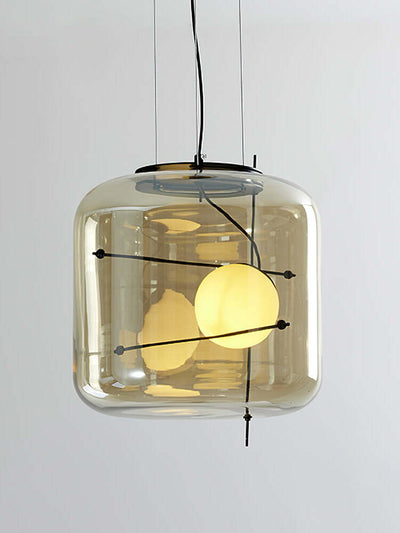 Plot Glass Pendelleuchte – Lampe Suspendue LED avec Éclairage Doux et Design Élégant