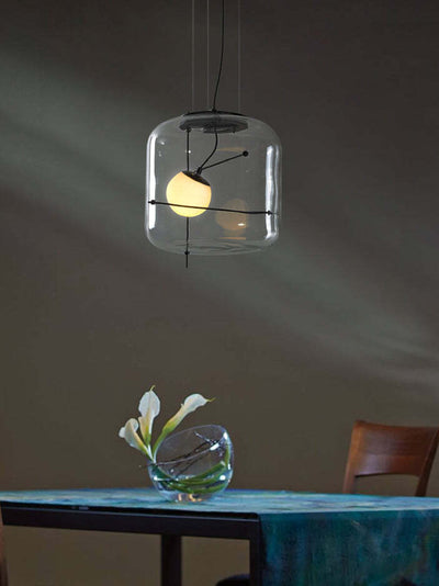 Plot Glass Pendelleuchte – Lampe Suspendue LED avec Éclairage Doux et Design Élégant