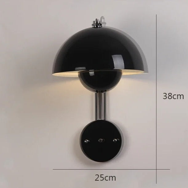 Auroraglo Lampe Murale Moderne - Design en Forme de Fleur, Éclairage LED, Idéale pour Chambre